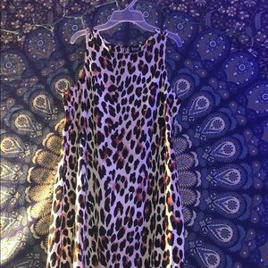 classy cheetah print dress